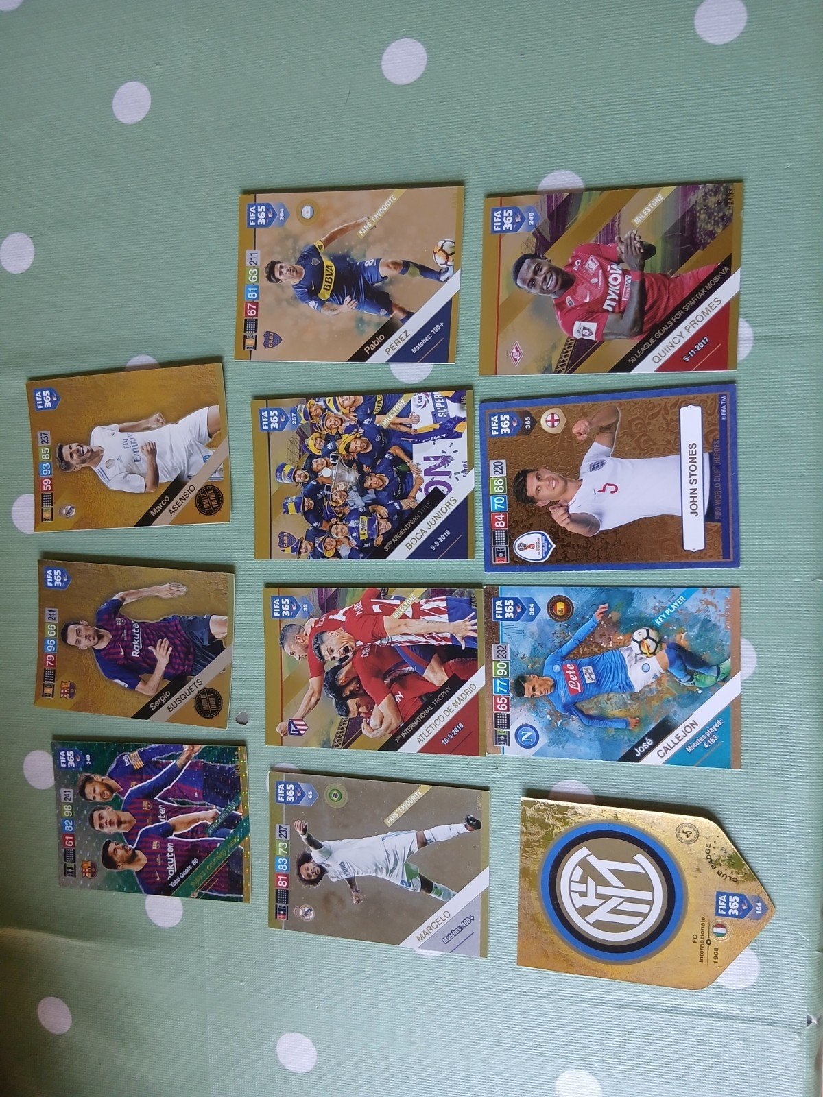Panini Voetbalplaatjes FIFA 365 - Diverse Clubs, Ophalen of Verzenden, Zo goed als nieuw, Buitenlandse clubs, Poster, Plaatje of Sticker