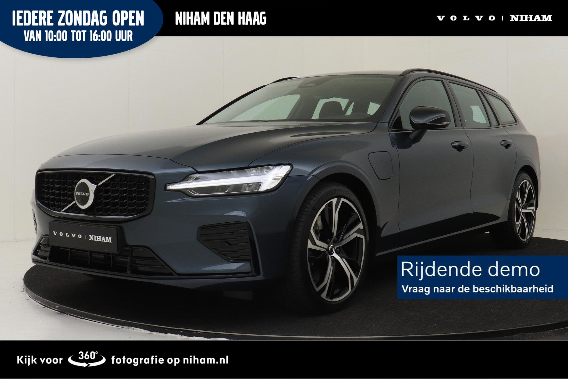 Volvo V60 T8 PLUG-IN HYBRID AWD PLUS PERFORMANCE ED. DARK -H, Auto's, Automaat, 12 maanden, Euro 6, 4 cilinders