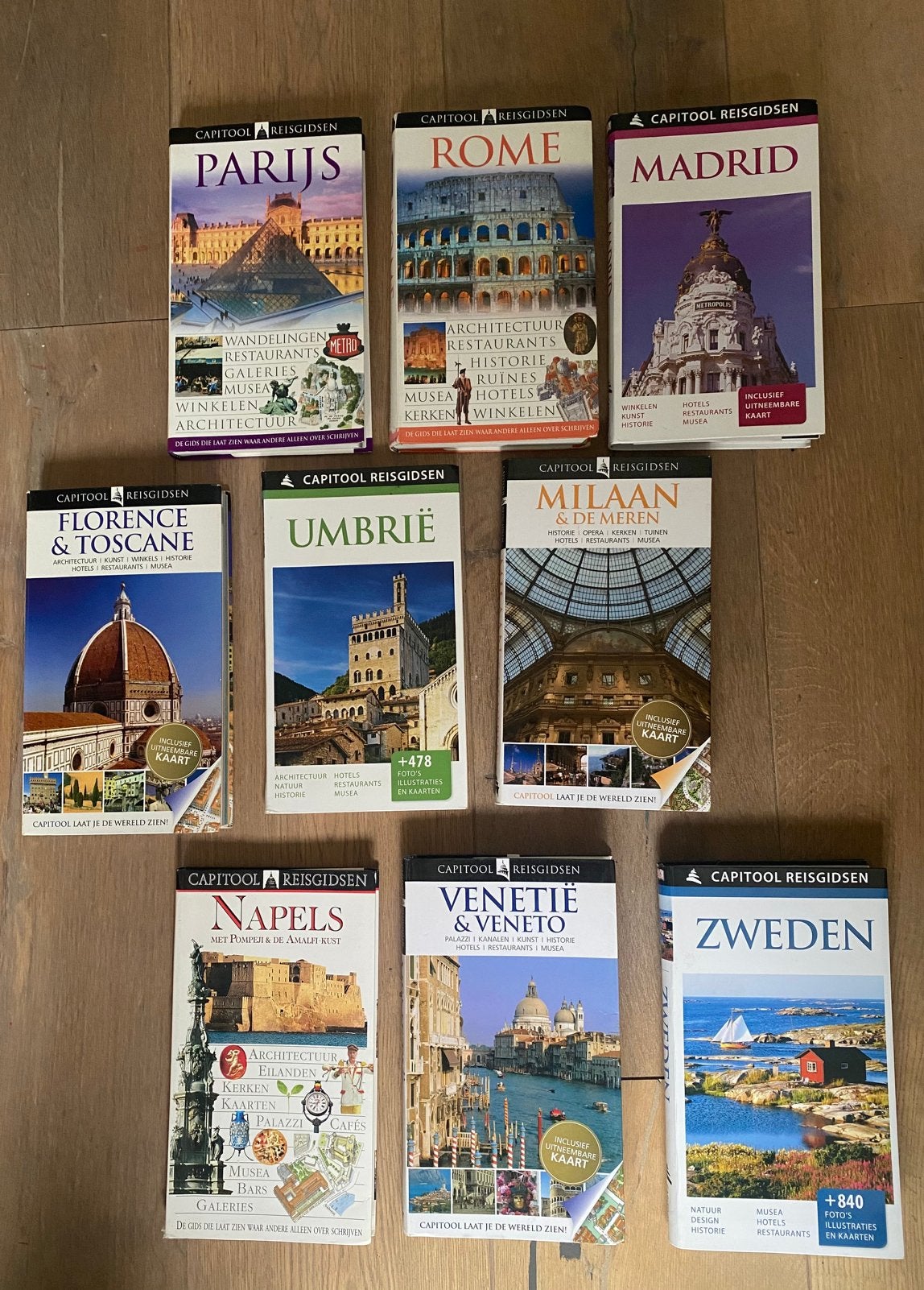 diverse capitool reisgidsen Europa, Capitool, Europa, Ophalen of Verzenden, Zo goed als nieuw