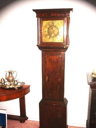 Fraaie antieke Engelse staande klok rond 1770, Ophalen