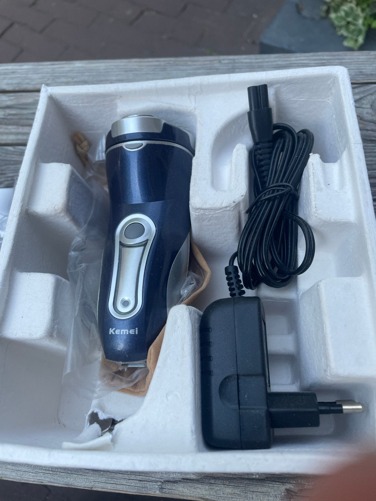 Kemei KM-6078 Oplaadbaar Scheerapparaat - Nat/Droog Design, Ophalen, Nieuw, Scheren en Epileren