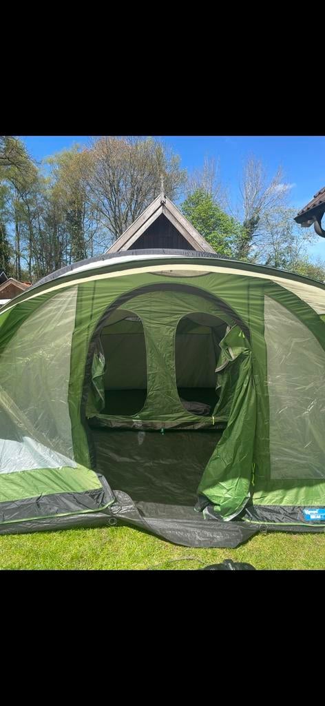 Kampa Brean 4 Air opblaasbare tent 4 persoons, Ophalen of Verzenden, Zo goed als nieuw, Tot en met 4
