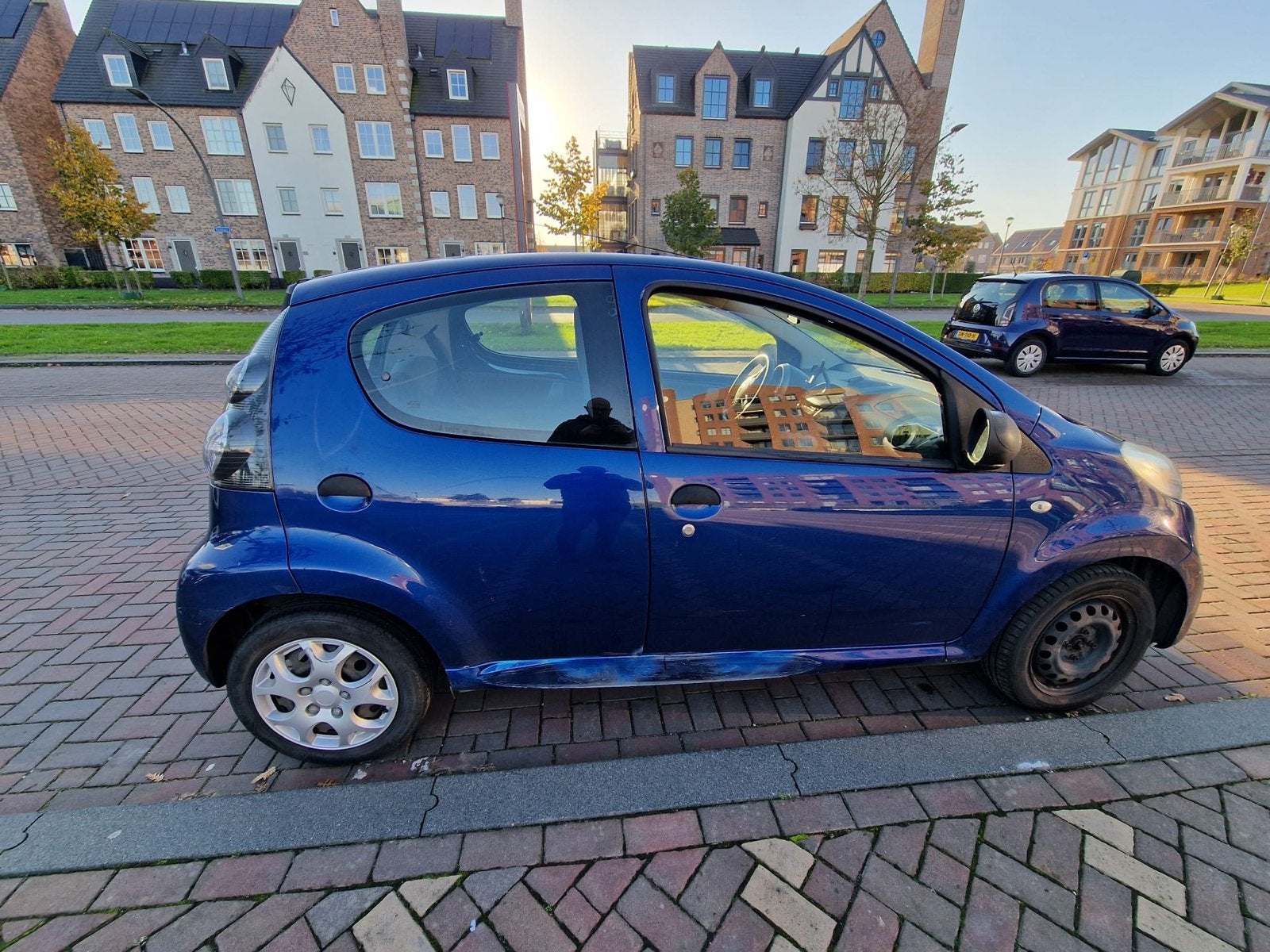 Citroën C1 1.0 5-DRS 2008 Blauw, Auto's, Citroën, Voorwielaandrijving, C1, 68 pk, Origineel Nederlands