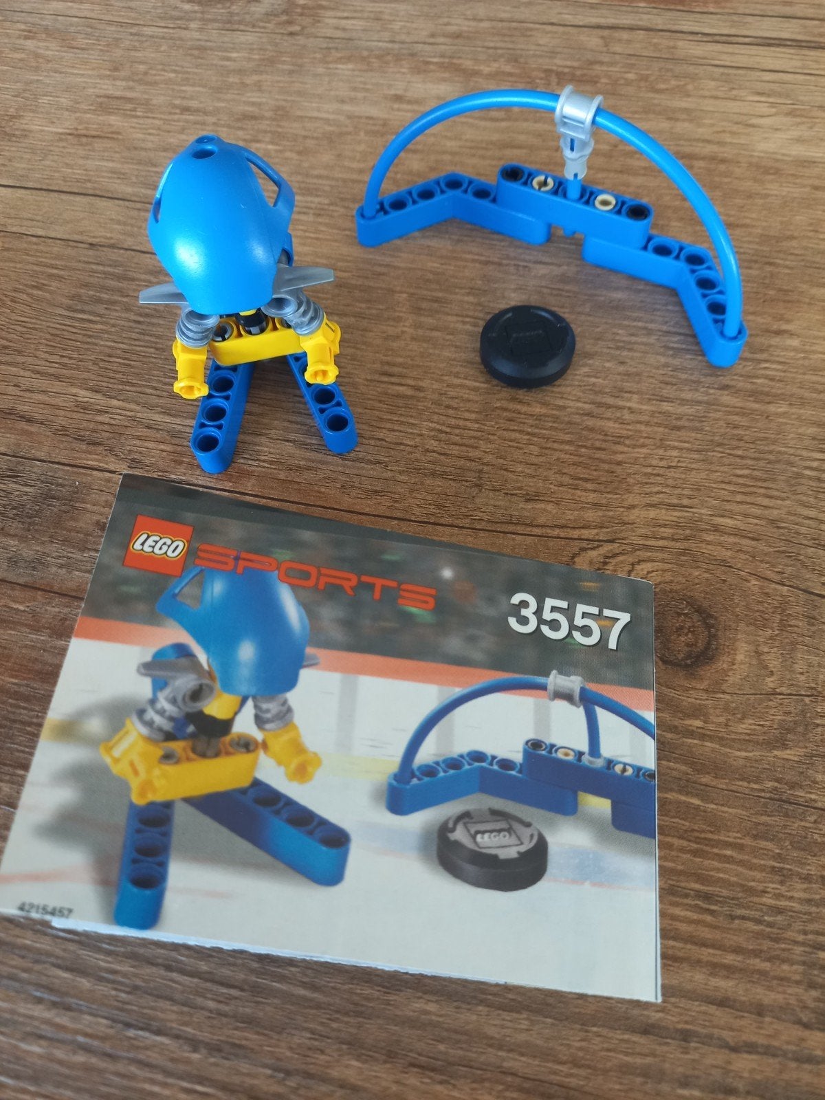 LEGO Hockeyspeler met doel en puck Set 3557, Verzenden, Lego, Overige typen, Zo goed als nieuw