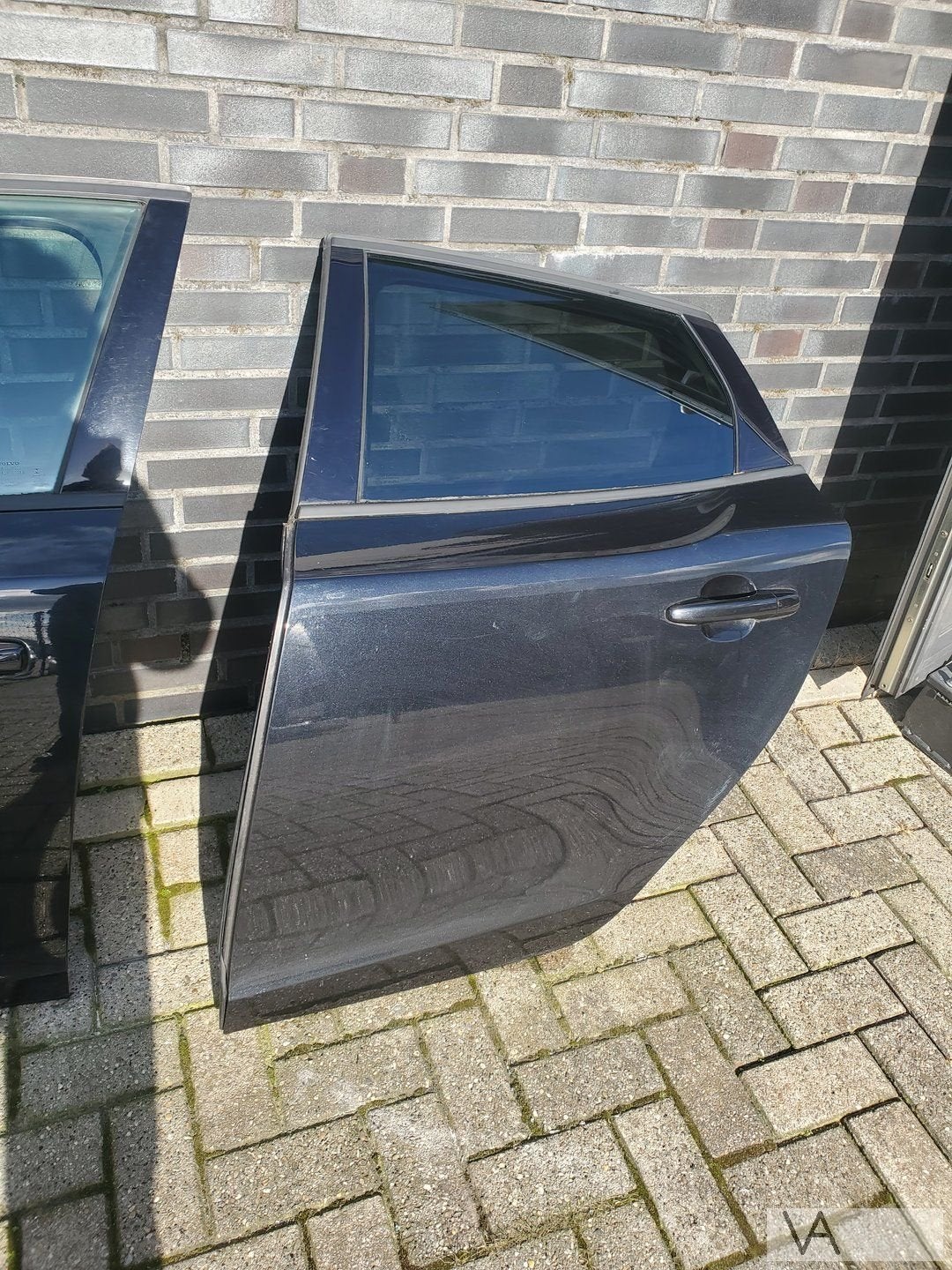 Volvo V40 2012-2019 deur portier links achter zwart 452 €100, Gebruikt, -, Deur, -
