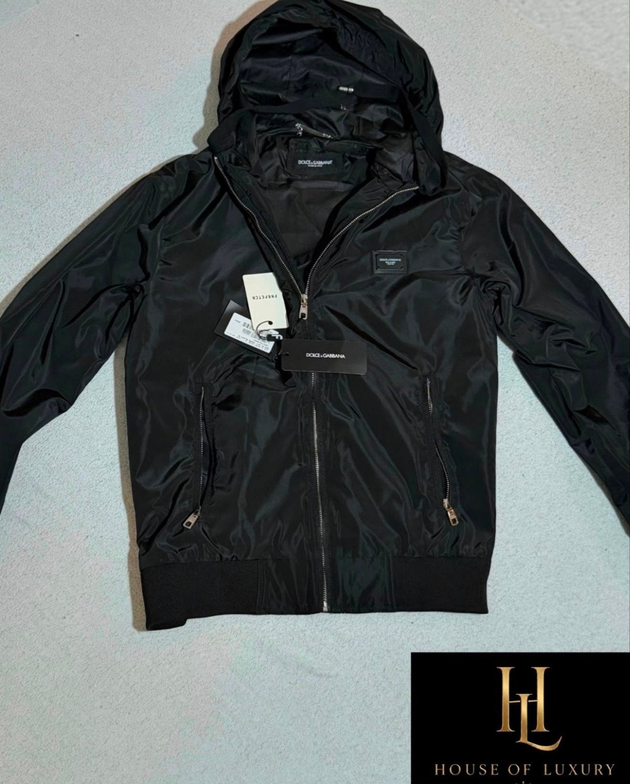 Zwarte Jas met Capuchon - Nieuw, Kleding | Heren, Ophalen of Verzenden, Nieuw, Maat 48/50 (M), Zwart