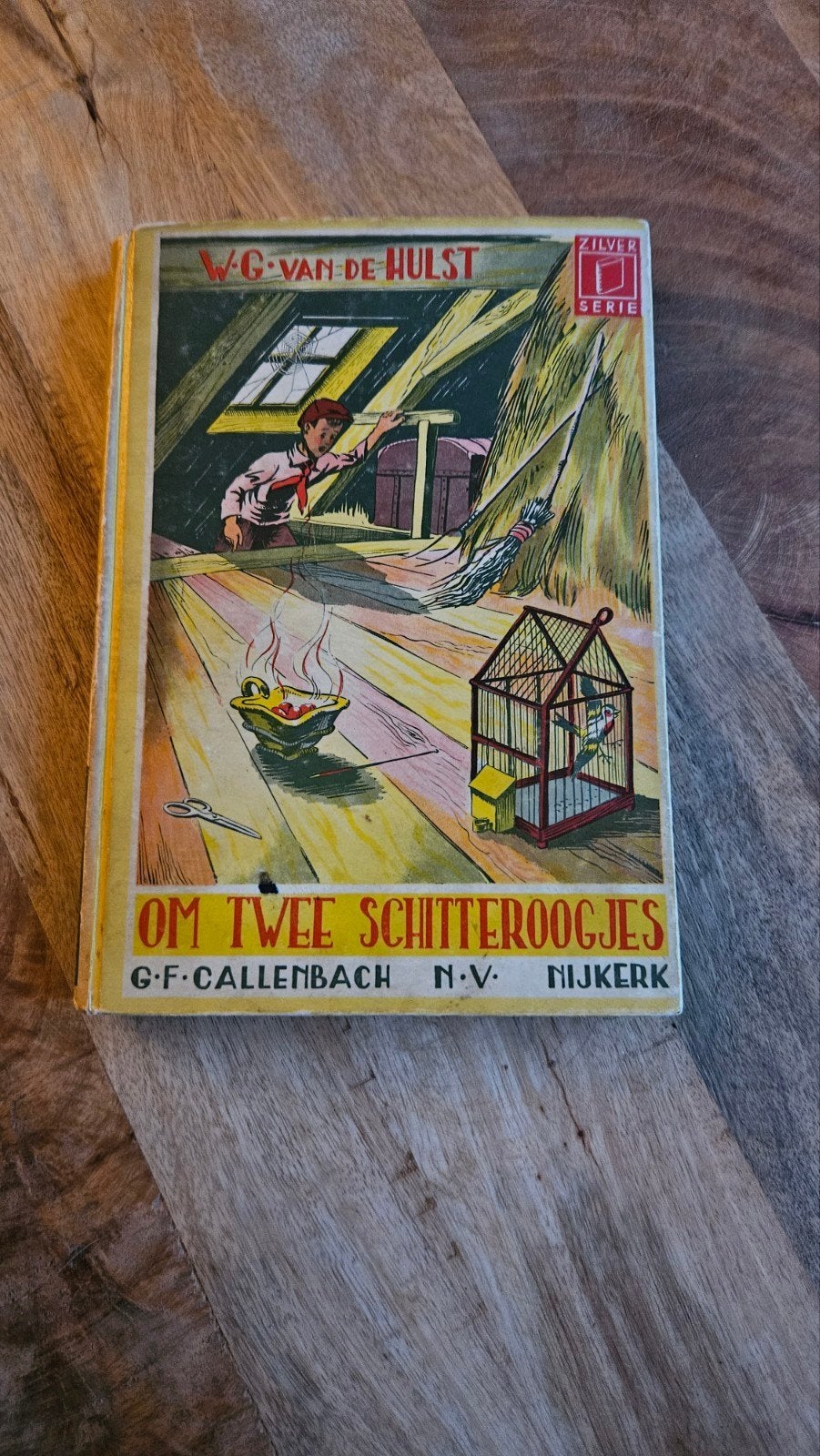W.G. van de Hulst – Om Twee Schitteroogjes (1939, 8e druk), Ophalen of Verzenden, Gelezen, Fictie algemeen