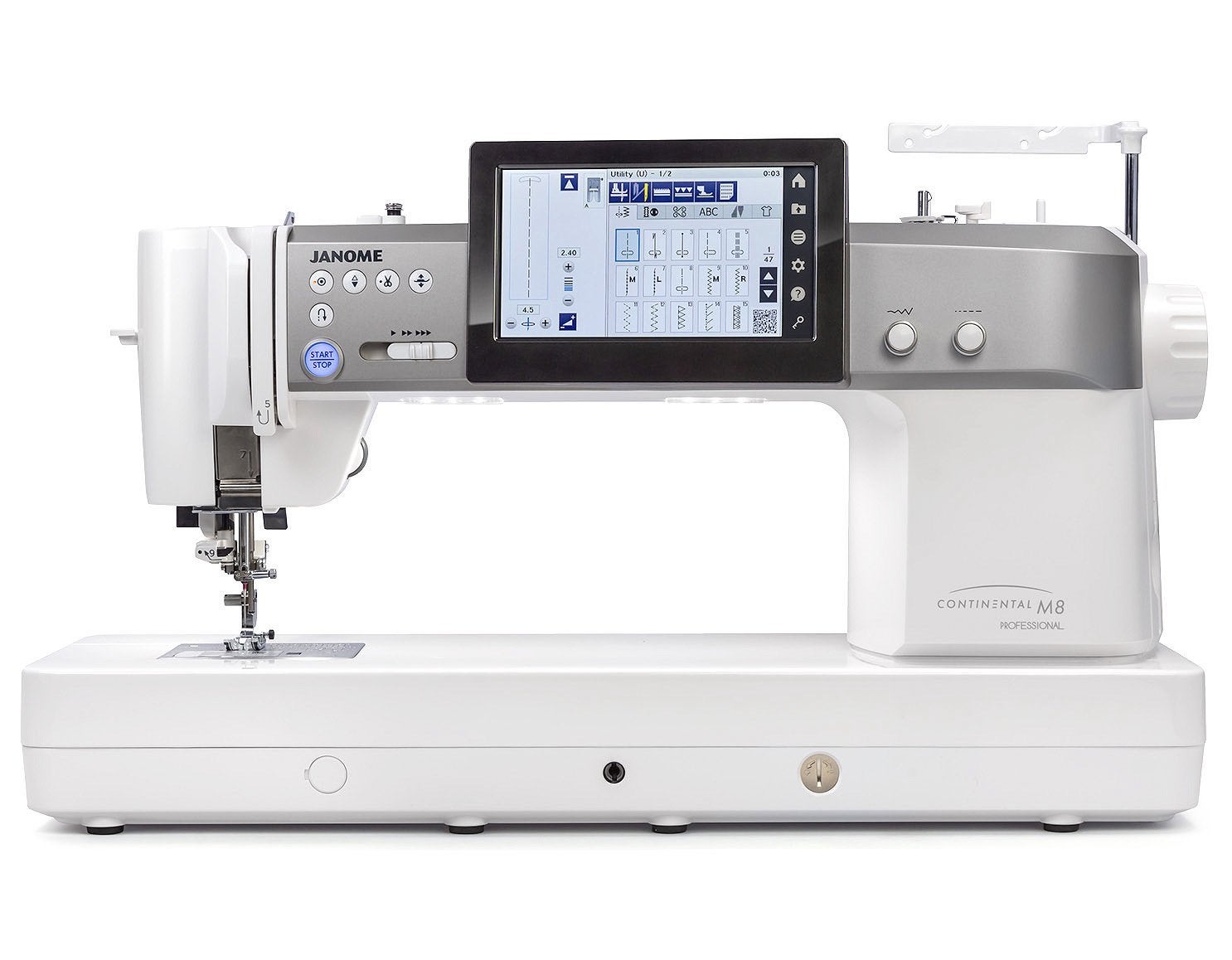 Janome naaimachine continental M8, Hobby en Vrije tijd, Naaimachines en Toebehoren, Ophalen, Zo goed als nieuw, Naaimachine, Overige merken