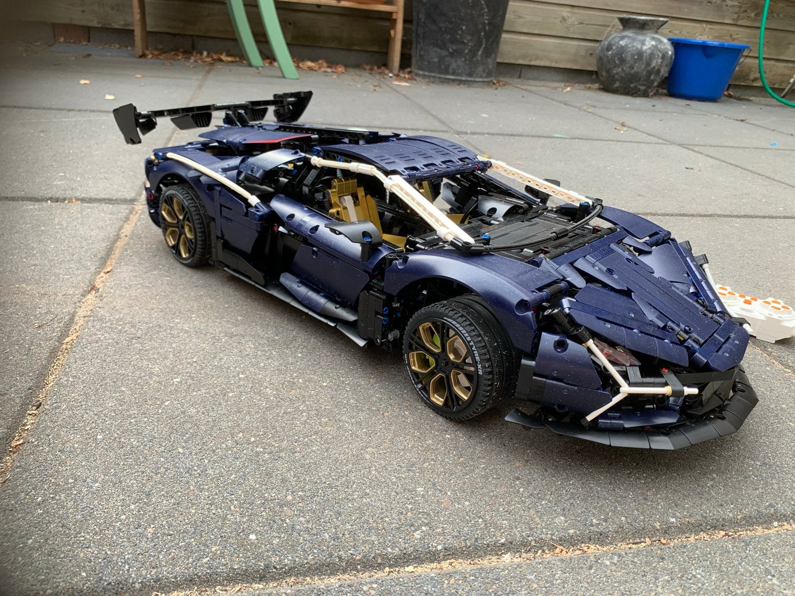 MOC  Technic Lamborghini, Ophalen of Verzenden, Zo goed als nieuw, Overige merken