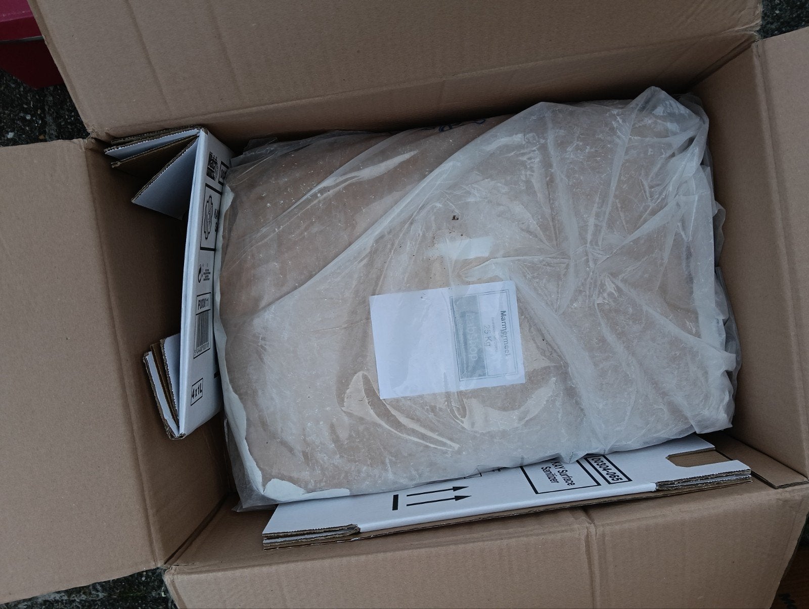 marmermeel 25kg en emmer ongeblusde kalk, Ophalen of Verzenden, Nieuw