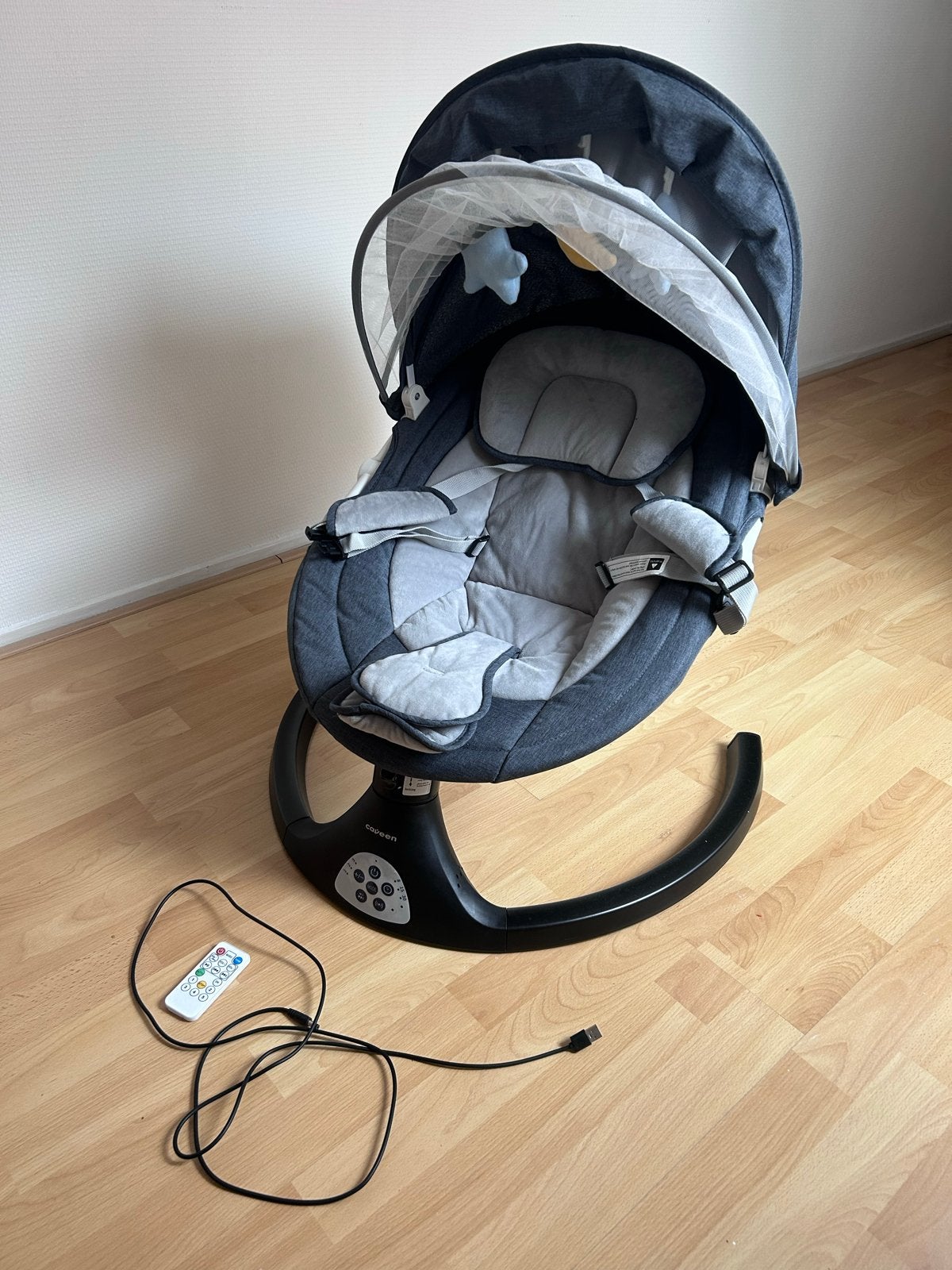Elektrische Wipstoel met muziek & Bluetooth (baby), Kinderen en Baby's, Wipstoeltjes, Wipstoel, Ophalen, Overige merken, Met gordel(s) of riempje(s)