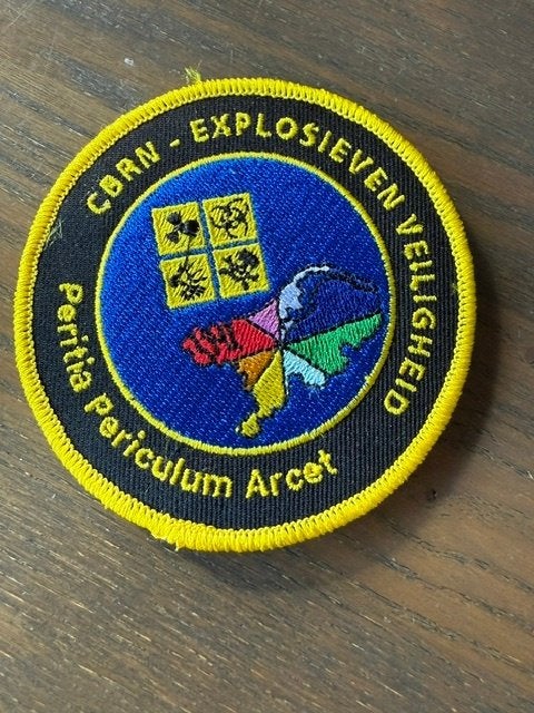 cbrn_e badge stof, Verzamelen, Verzenden, Marechaussee, Nederland, Embleem of Badge