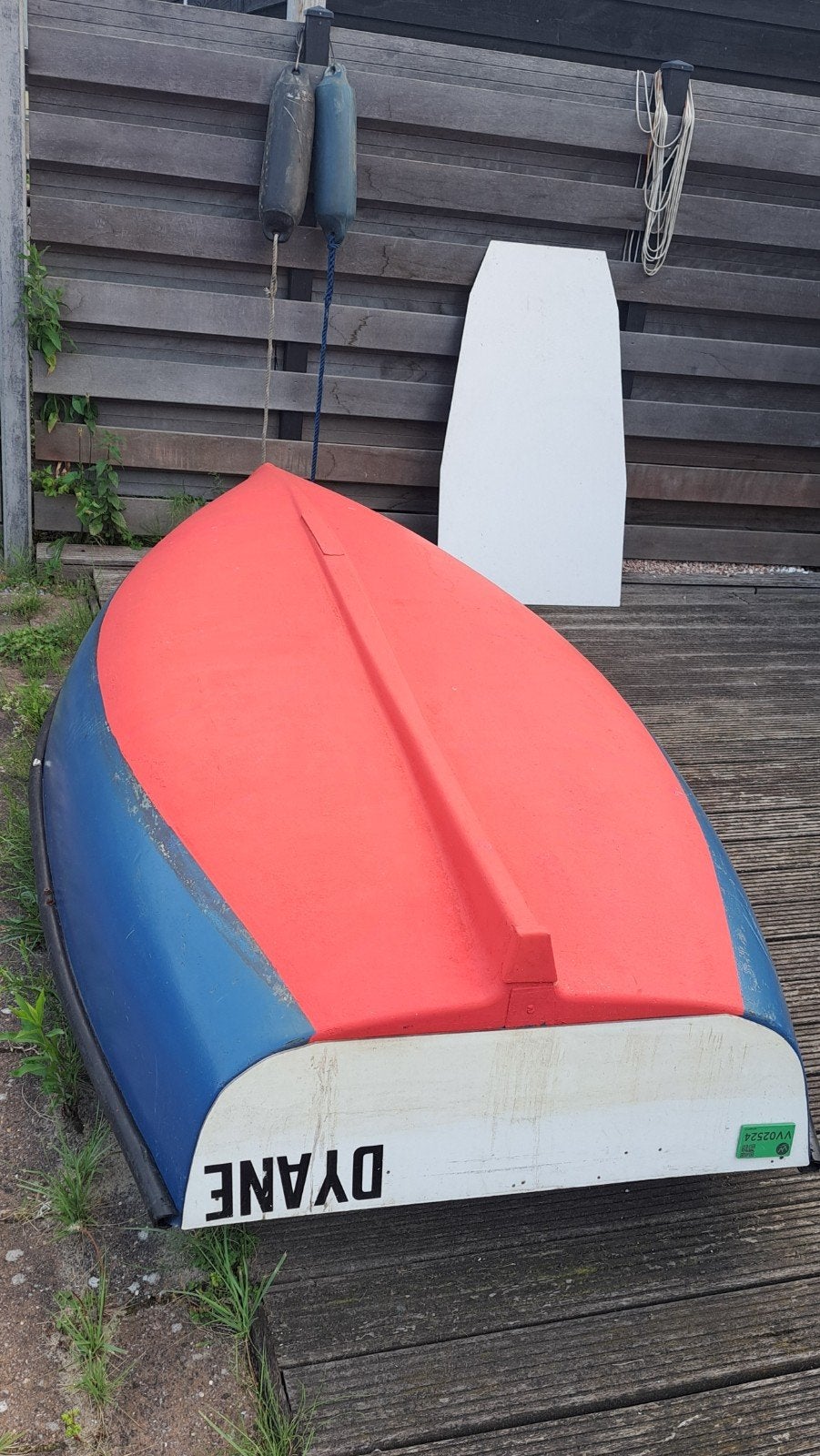 Roeibootje met roeispanen, Ophalen, Gebruikt