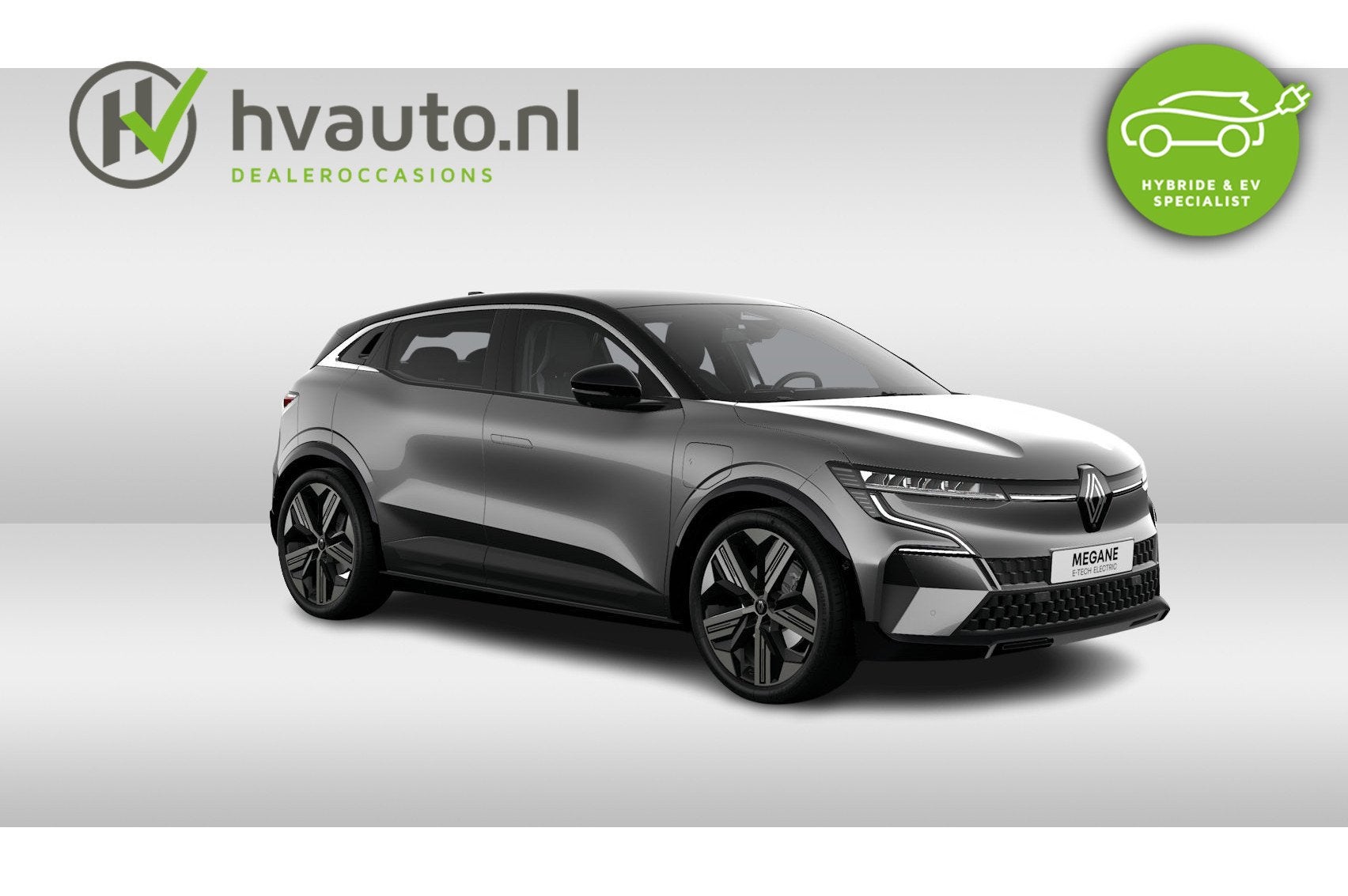 Renault Mégane E-Tech EV60 220PK OPTIMUM CHARGE ICONIC | Pa, Zwart, 220 pk, Te koop, Hatchback
