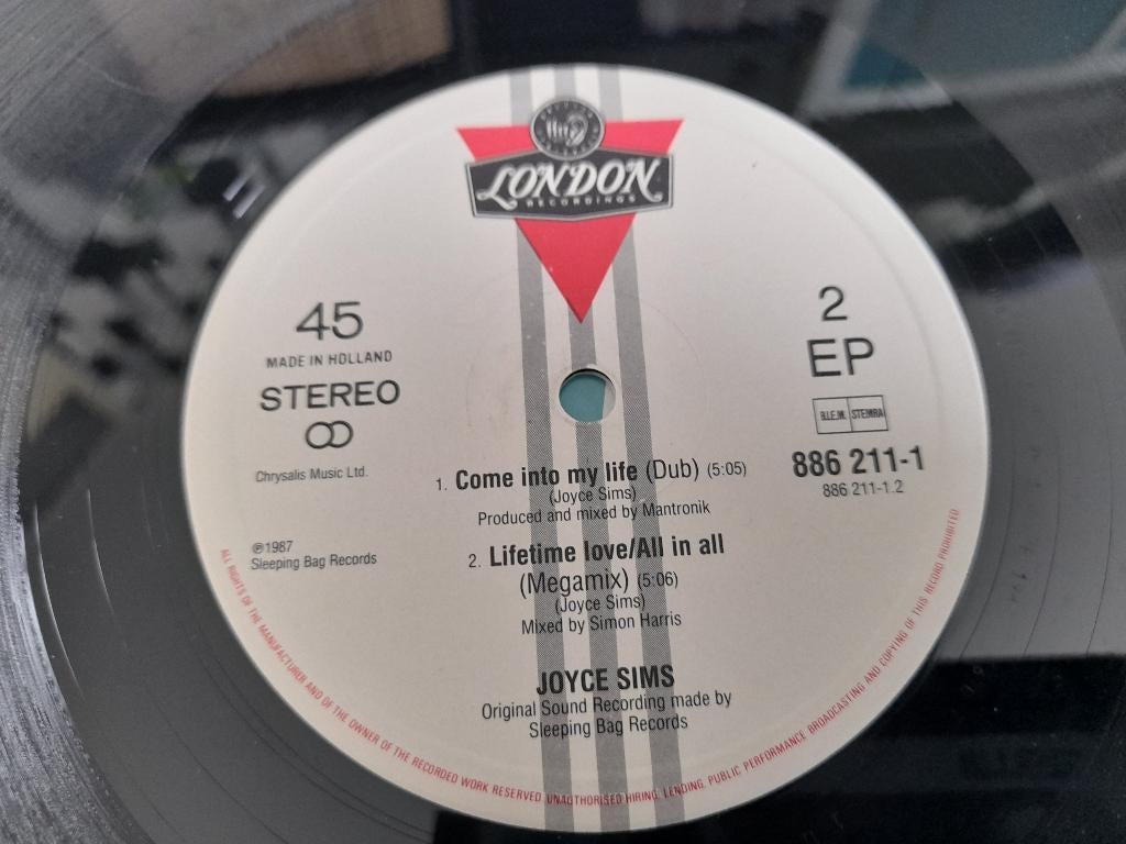 Joyce Sims - Come Into My Life (12" vinyl), Gebruikt, Maxi-single, 1980 - 1989, Dance