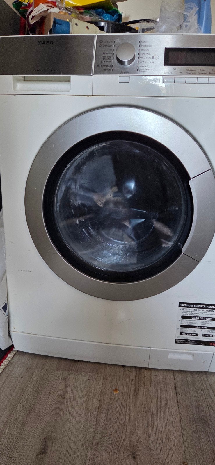 Aeg was droogcombinatie., Ophalen, 1200 tot 1600 toeren, Gebruikt, 8 tot 10 kg