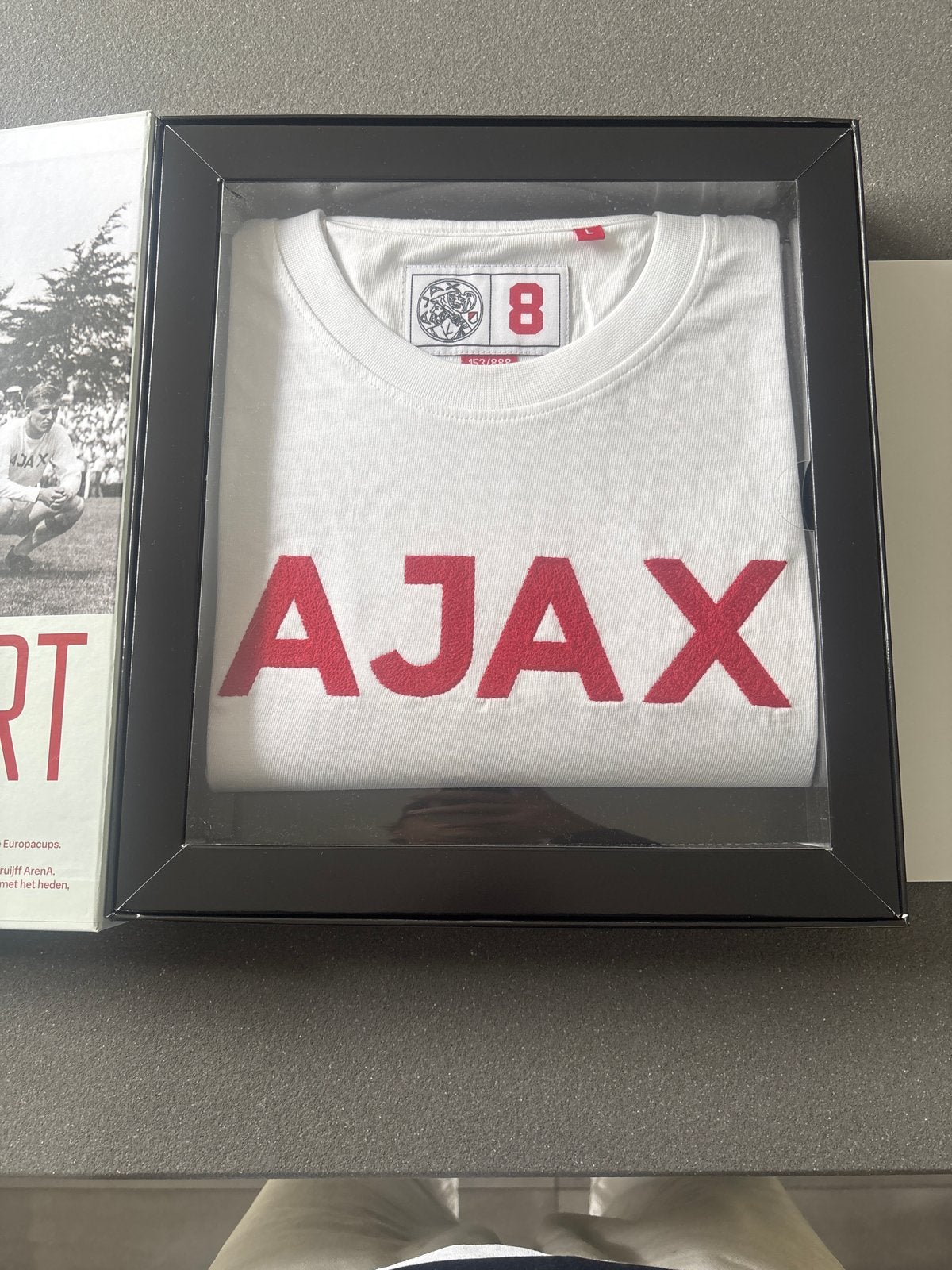 Sjaak Swart Jubileum Ajax T-shirt met echtheidscertificaat, Ophalen of Verzenden, Nieuw, Ajax, Shirt