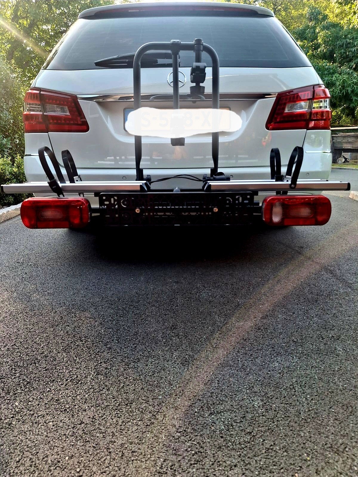 Fietsendrager voor elektrische fietsen. 55 Kg! Nieuwstaat., Auto diversen, Ophalen, Zo goed als nieuw, 2 fietsen, Trekhaakdrager