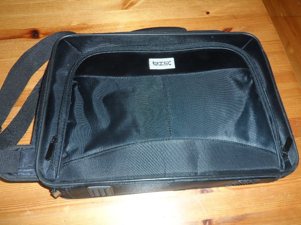 Bto notebook tas, Gebruikt, Ophalen of Verzenden, Zwart, Schoudertas