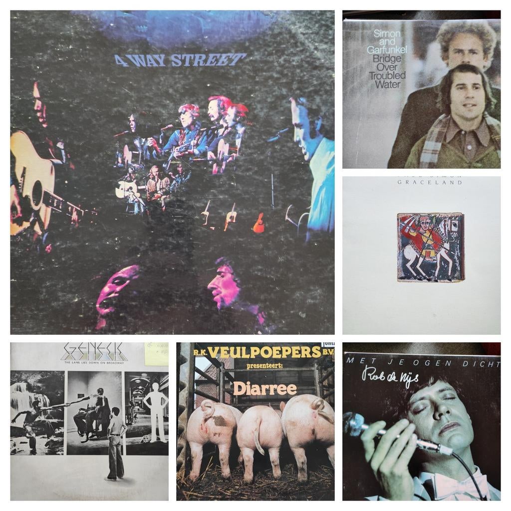 47 diverse LPs., Cd's en Dvd's, Vinyl | Overige Vinyl, Ophalen, Gebruikt