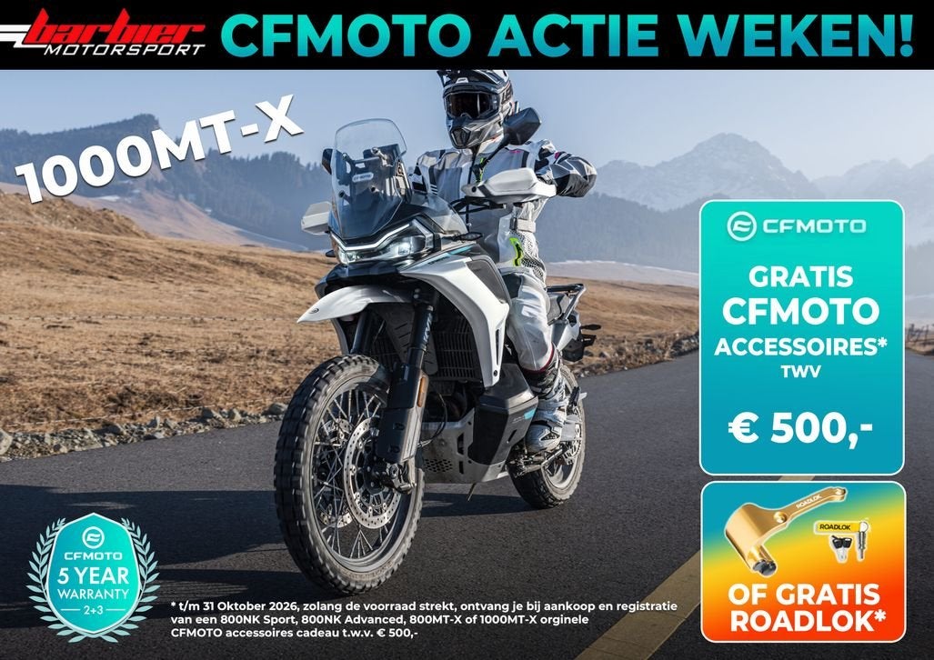 ⭐️⭐️ACTIE CFMOTO 1000 MT-X 1000MTX MTX (bj 2026)⭐, 2 cilinders, Motorrijbewijs A, Bedrijf, Onbekend