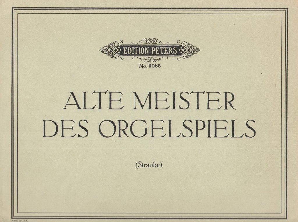 KARL STRAUBE - ALTE MEISTER DES ORGELSPIELS, Ophalen of Verzenden, Gebruikt, Artiest of Componist, Populair