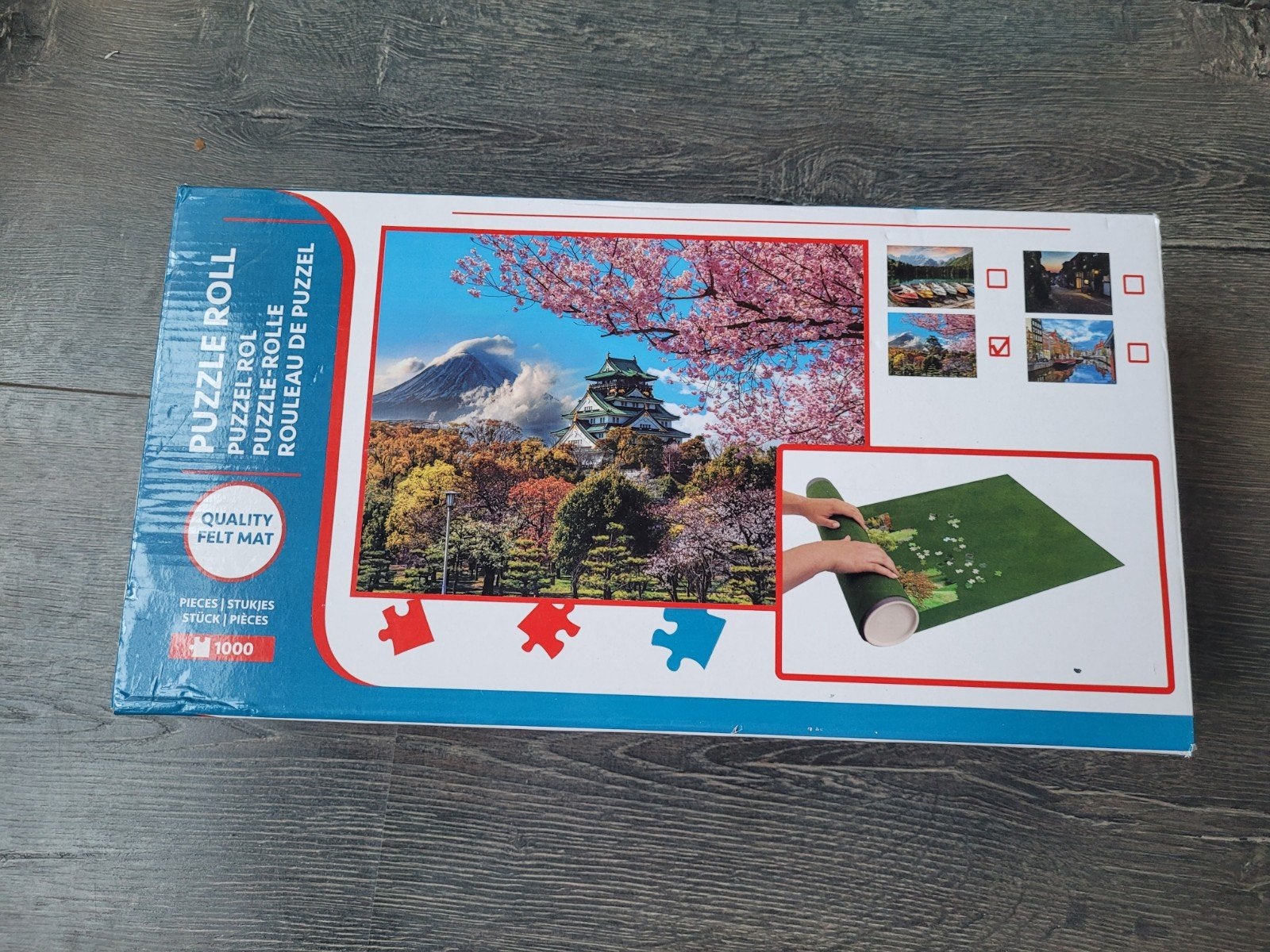 Puzzel 1000 stukjes met een rolmat, Ophalen of Verzenden, 500 t/m 1500 stukjes, Zo goed als nieuw, Legpuzzel