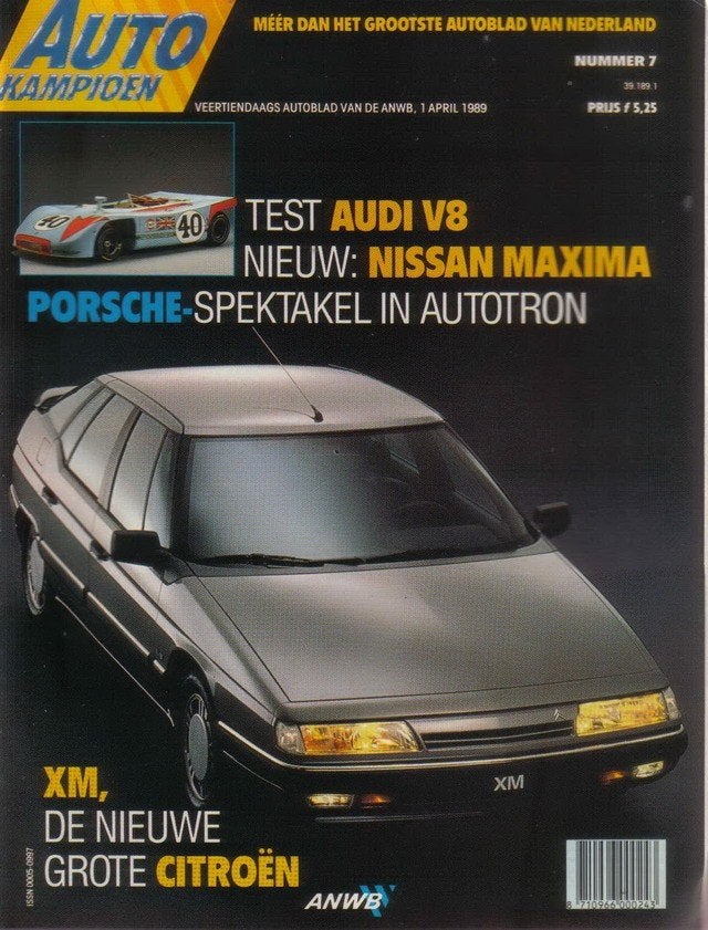 Autokampioen 7 1989 : Saab 9000i CD - Audi V8 - Citroen XM, Ophalen of Verzenden, Gelezen, Algemeen