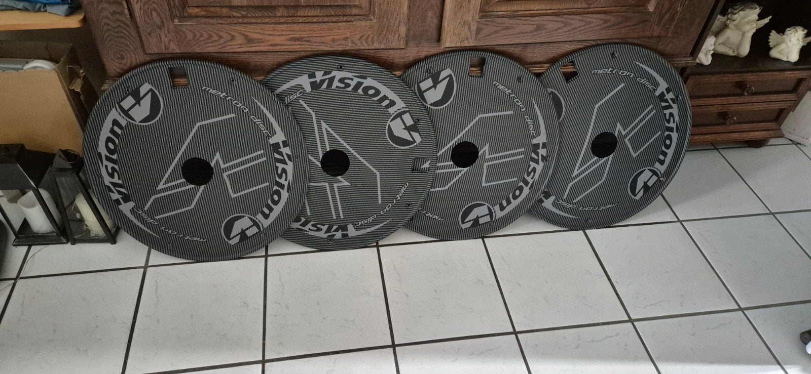 26 inch Vision Metron Disc wielhoezen (2 sets), Fietsen en Brommers, Fietsonderdelen, Wiel, Gebruikt, Kunststof, Racefiets