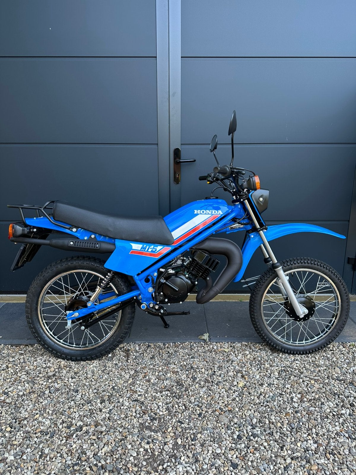 Honda MT 5 (1980 AD01-501) petrol blue gerestaureerd, Fietsen en Brommers, Brommers | Honda, Ophalen, Honda, ., Maximaal 45 km/u