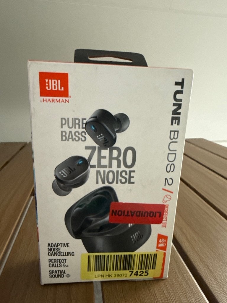 JBL Tune Buds 2 dopjes zijn gebruikt, Gebruikt, Zwart, In gehoorgang (in-ear), Bluetooth