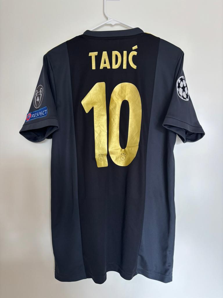 Ajax Amsterdam 2020 2021 Dusan Tadic #10 voetbal shirt, Sport en Fitness, Voetbal, Maat M, Verzenden, Zo goed als nieuw, Shirt