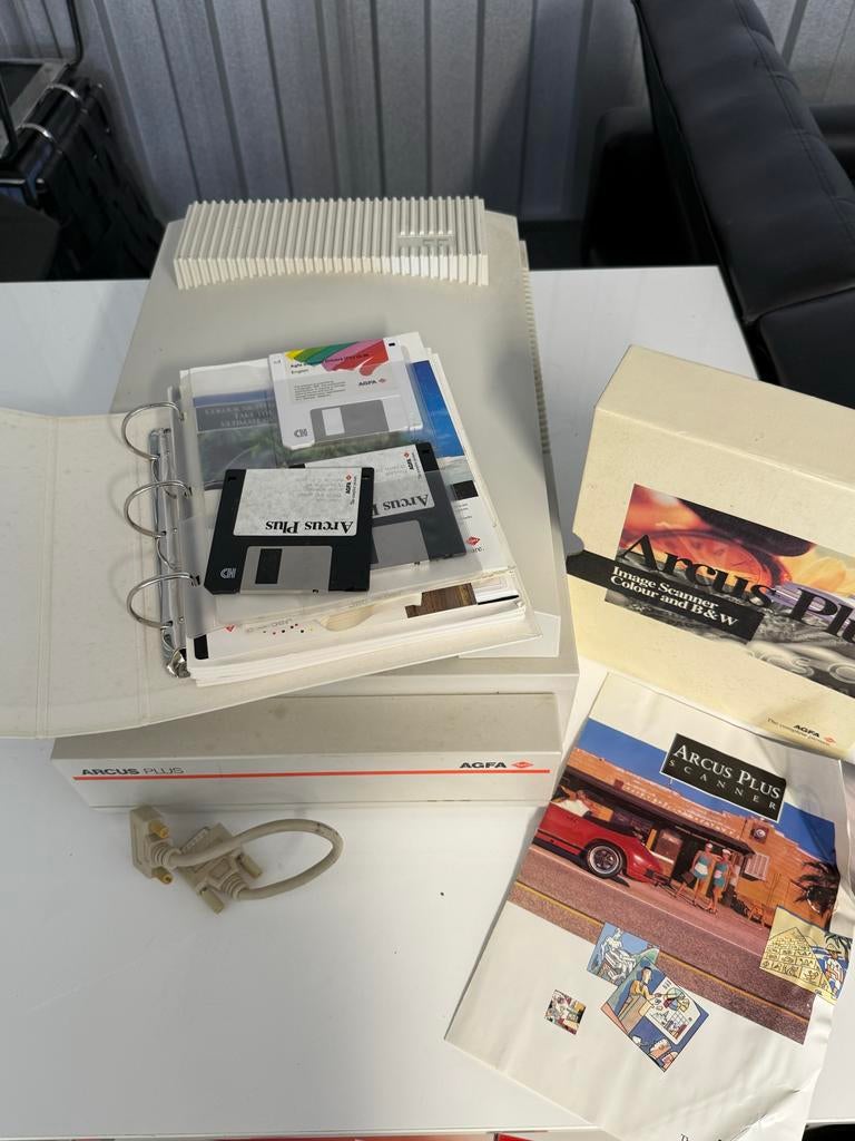 Agfa Arcus Plus Flatbedscanner - Vintage Scanner, Ophalen of Verzenden, Gebruikt, Flatbedscanner, Windows