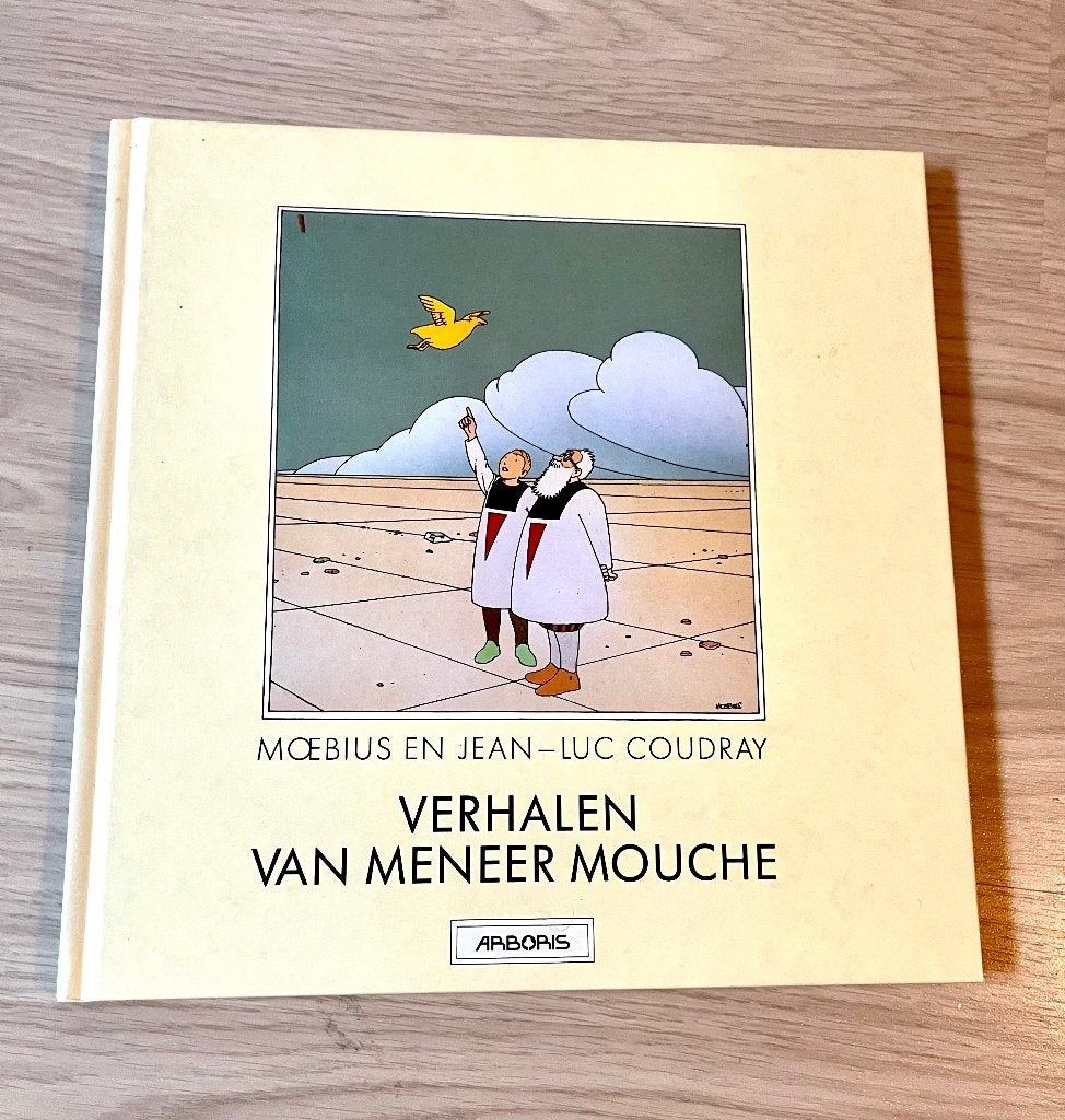 Moebius Verhalen van Meneer Mouche, Eén stripboek, Ophalen of Verzenden, Gelezen, Moebius (Jean Giraud)