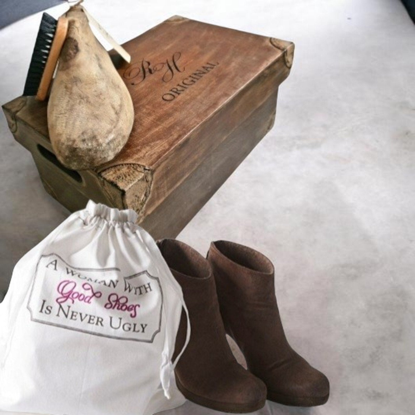 Rivièra maison schoenlees & RM bag & kist, Ophalen of Verzenden