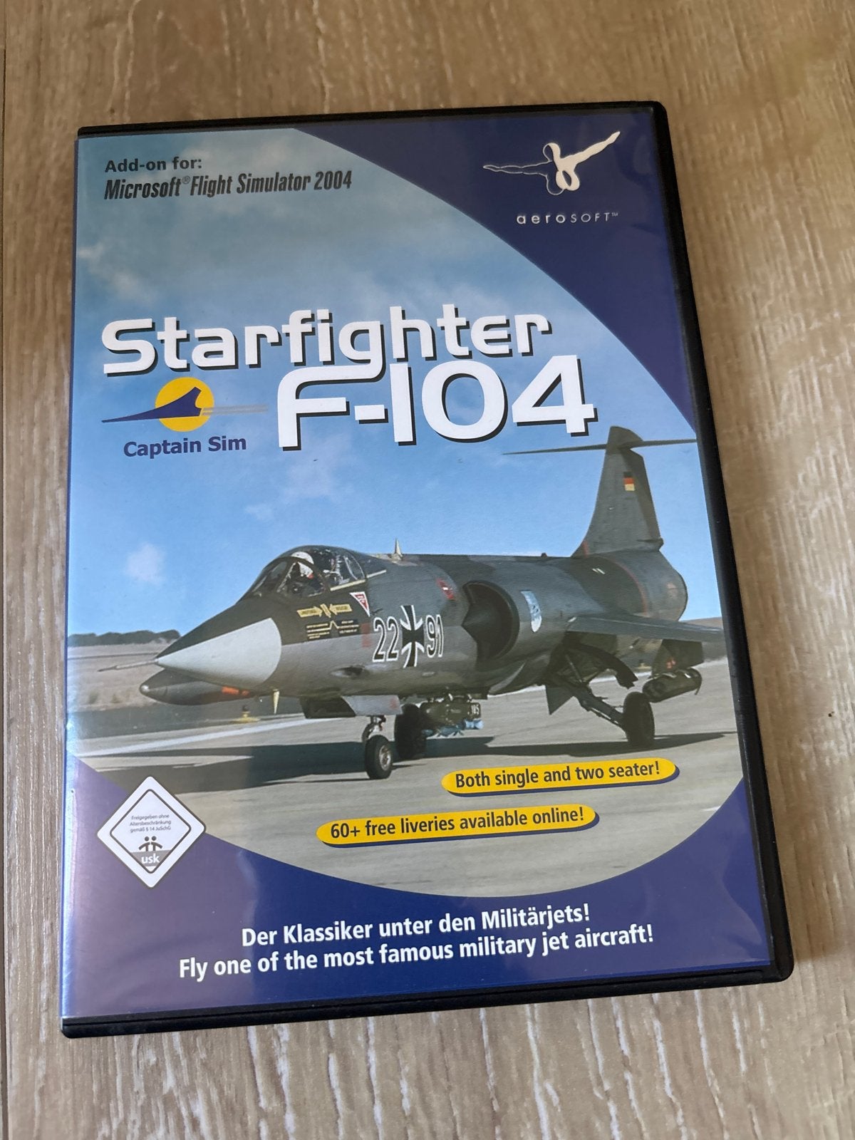 Starfighter F-104 Add-on voor Microsoft Flight Simulator 200, Spelcomputers en Games, Games | Pc, Gebruikt, 1 speler, Ophalen of Verzenden