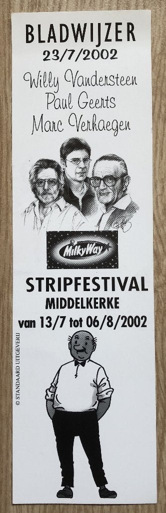 SUSKE EN WISKE - BLADWIJZER STRIPFESTIVAL MIDDELKERKE, Eén stripboek, Ophalen of Verzenden, Nieuw