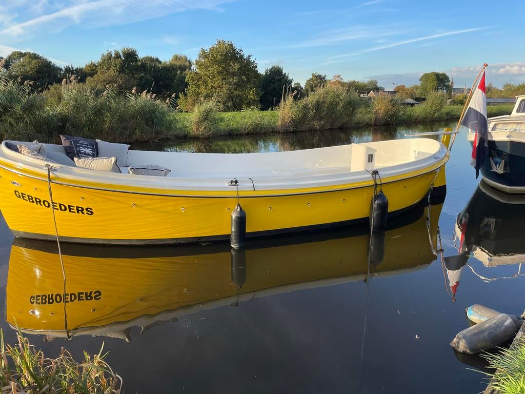 Reddingssloep Fassmer 7,5m  (Vetus 42 PK), Watersport en Boten, Sloepen, Ophalen, Diesel, Reddingssloep, Zonnedek