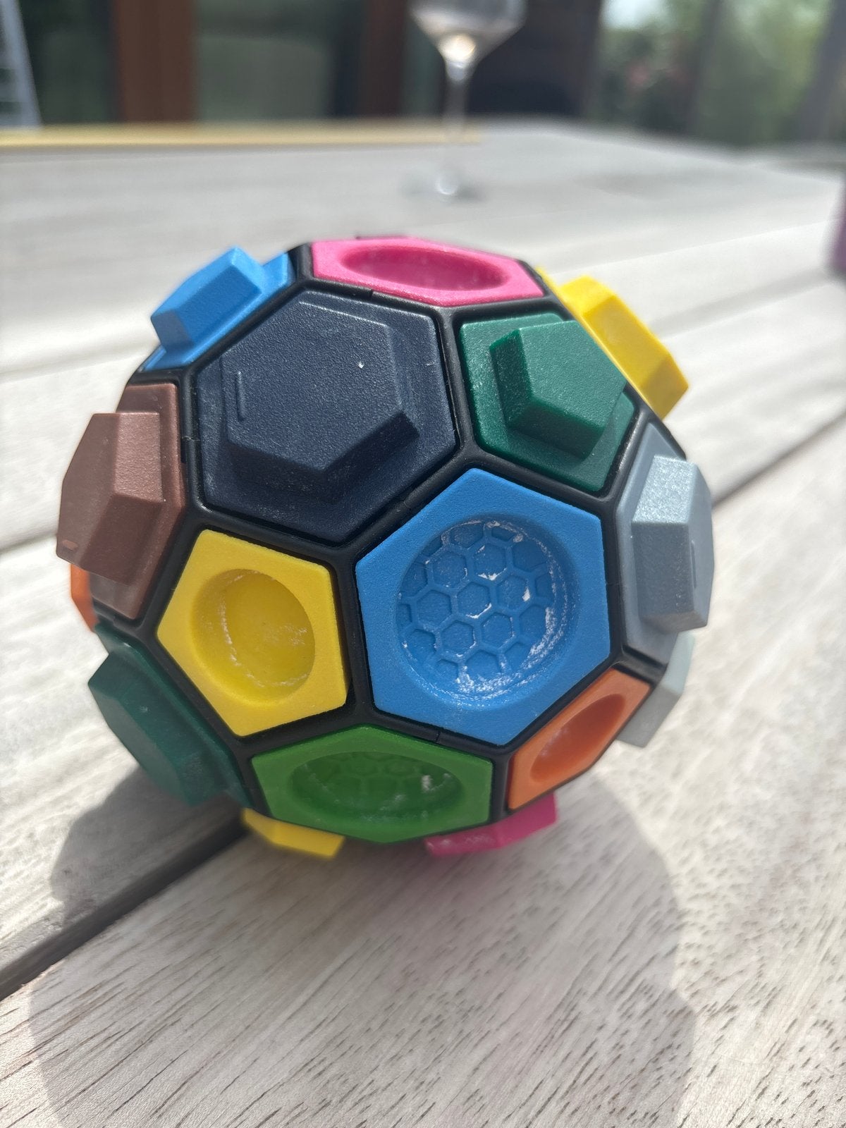 Boulder Bal - Kleurrijke Bal, Verzenden, Gebruikt