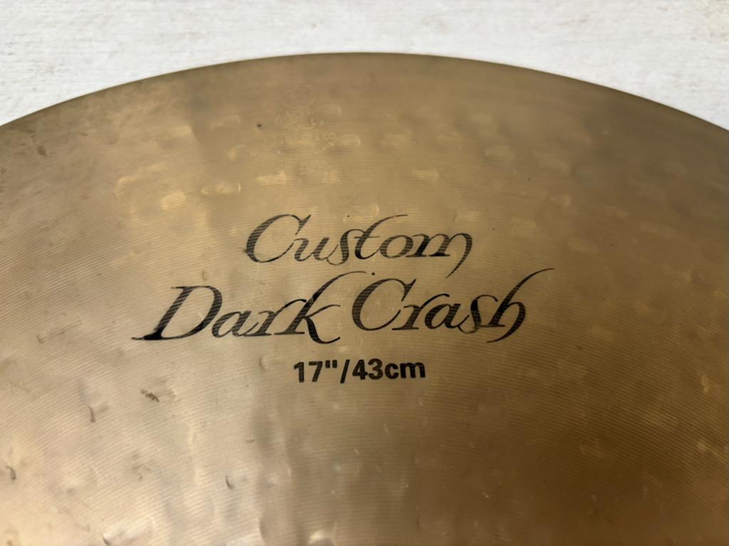 Zildjian K Custom Dark 17” (1998), Muziek en Instrumenten, Ophalen, Zo goed als nieuw, Drums of Percussie