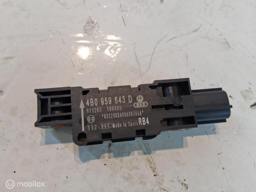 Airbag sensor Audi A3 8P 2.0 FSI ('03-'12) 4B0959643D, Audi, Gebruikt, Audi, Ophalen of Verzenden