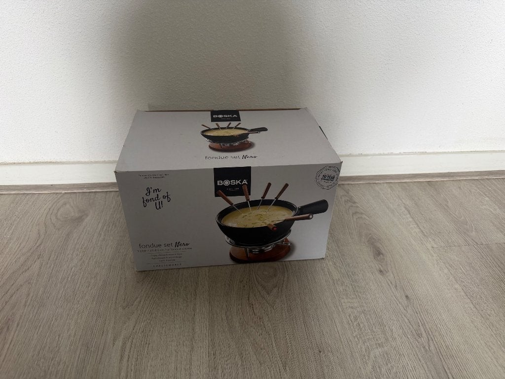 Boska Fondue Set Nero – Nieuw / Ongebruikt in doos, Ophalen, Nieuw, Brander, Fondueset