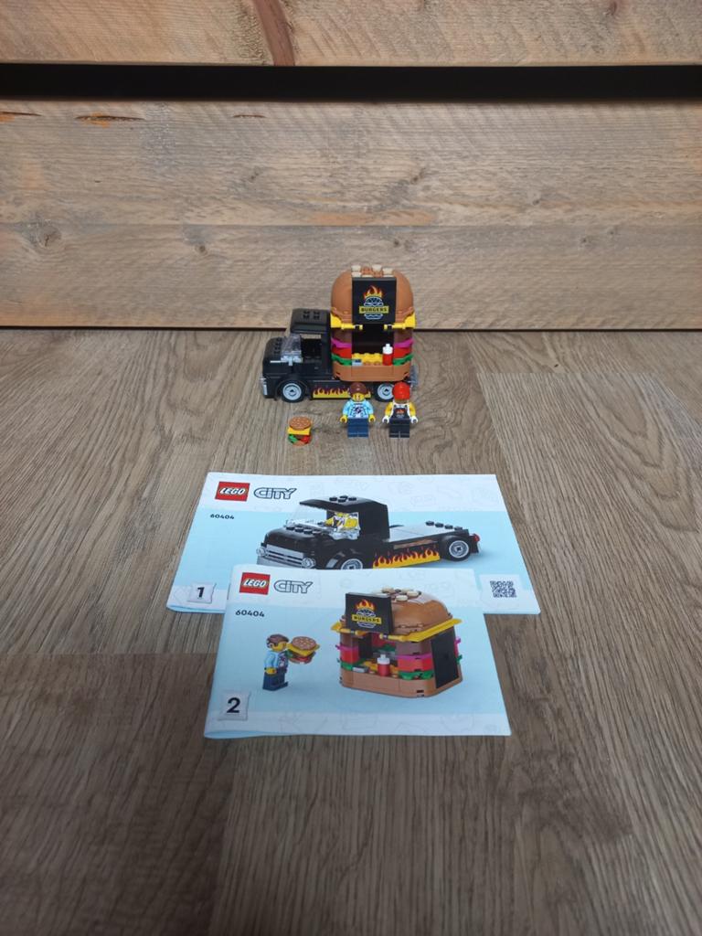 Lego City 60404 burgertruck, Ophalen of Verzenden, Zo goed als nieuw
