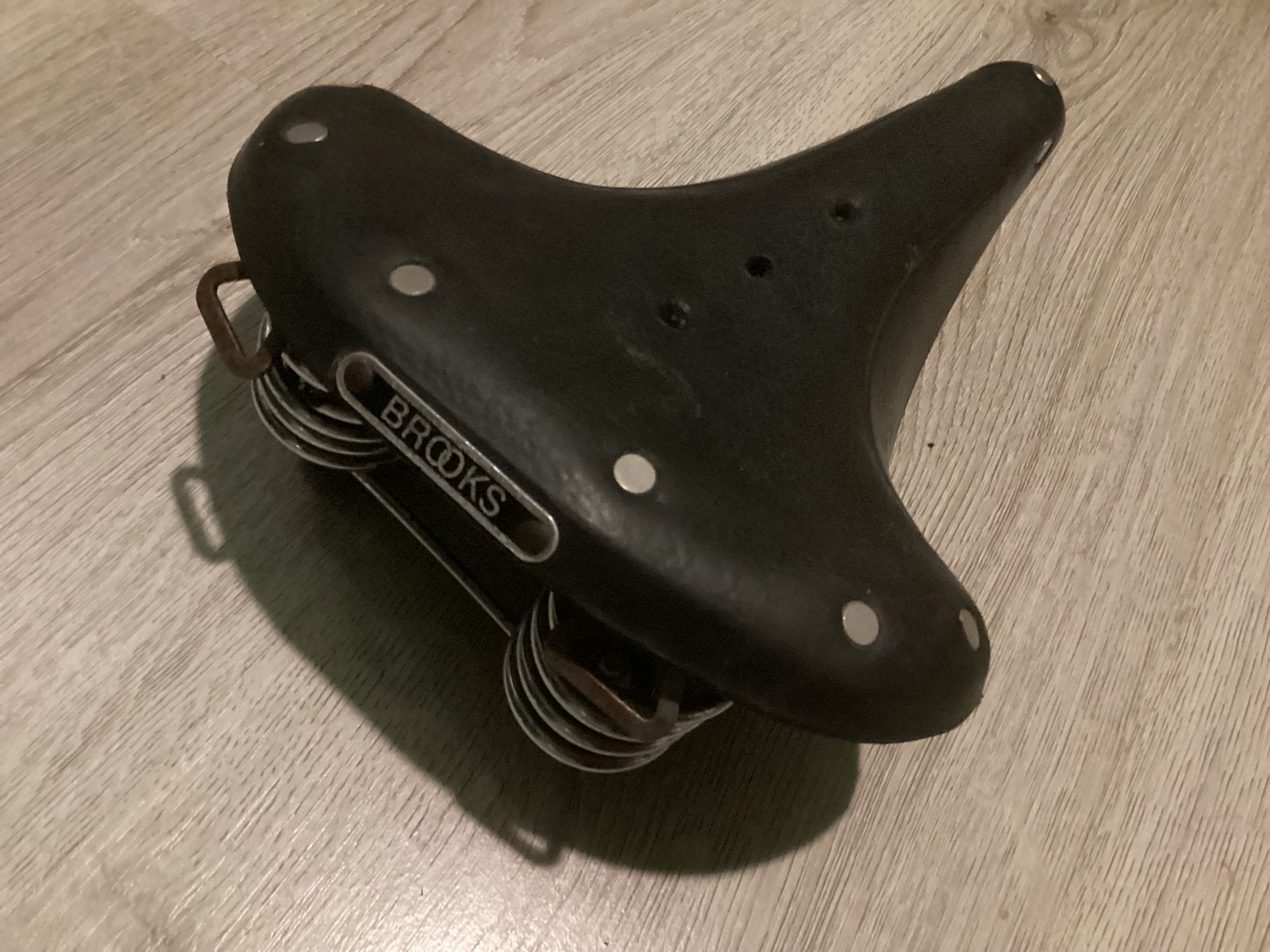 Vintage leren BROOKS B66 fiets zadel, Gebruikt, Leer, Ophalen of Verzenden, Zadel