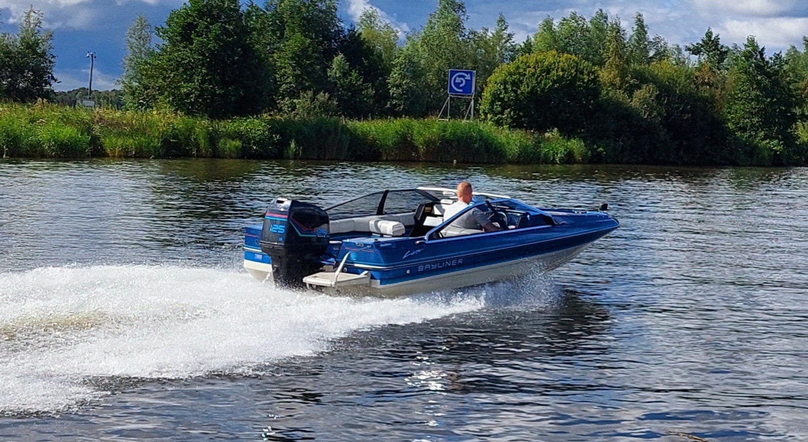Mooie Bayliner Cobra Bowrider met 125PK Force en Trailer, Watersport en Boten, Speedboten, Ophalen, Gebruikt, 120 tot 200 pk, 6 m