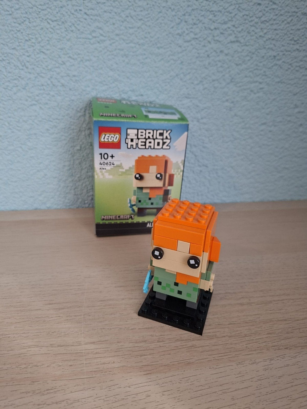 LEGO BrickHeadz 40624 Alex Minecraft, Minecraft, Lego, Ophalen of Verzenden, Zo goed als nieuw