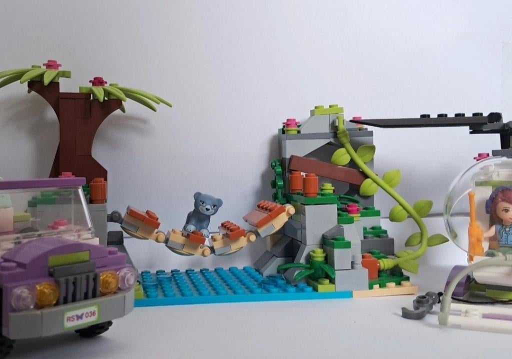 Lego friends jungle 41036, Inclusief minifiguren, Gebruikt, Lego, Overige typen