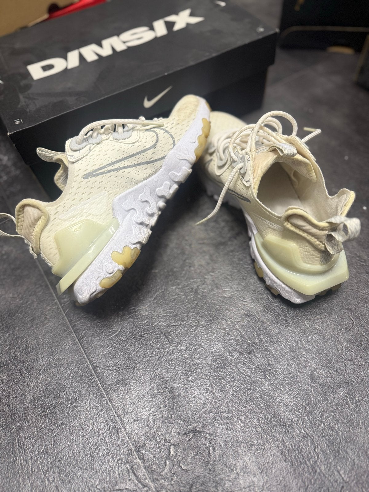 Nike NSW React Vision - Maat 38, Verzenden, Wit, Sneakers of Gympen, Gedragen