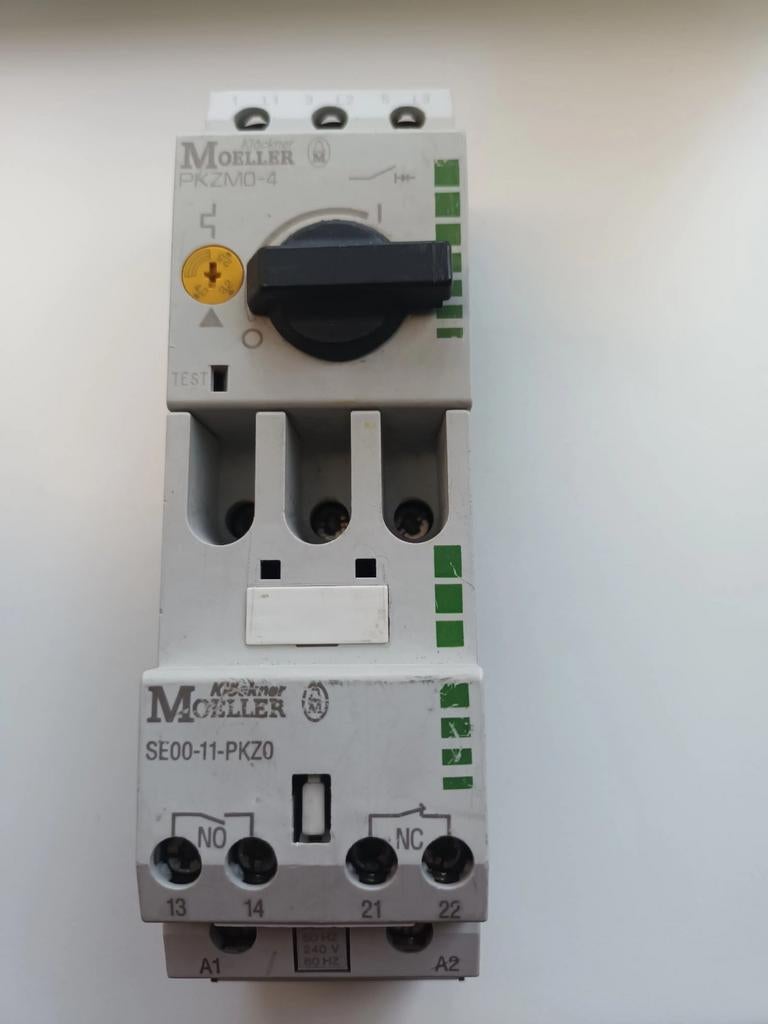 Klockner Moeller PKZM0-4 motorstarter motorbeveiligingrelais, Ophalen of Verzenden, Gebruikt