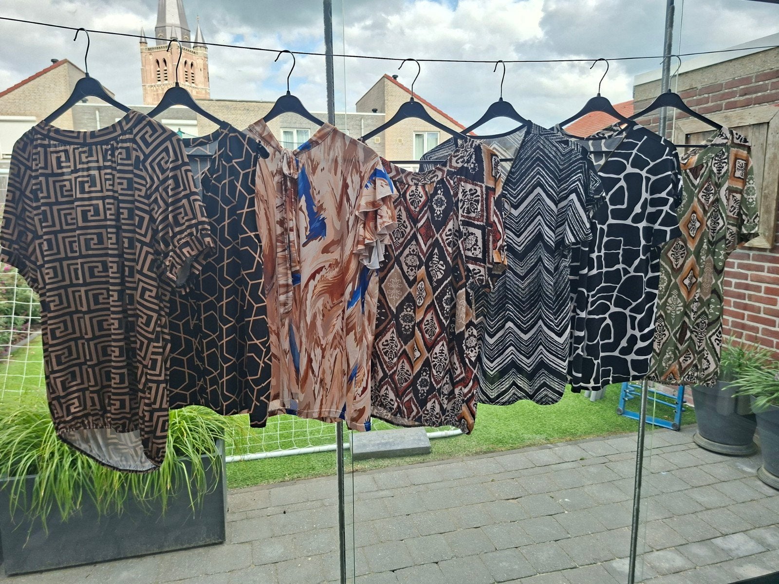 Dames blouse met diverse prints en maten, Kleding | Dames, Meerkleurig, Maat 42/44 (L), Nieuw, Ophalen of Verzenden